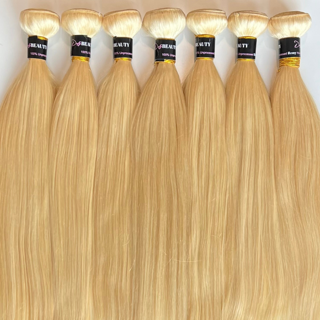 Blond #613 Straight Bundle (unit price) - Dolly Beauty 
