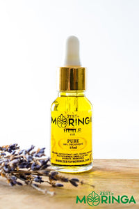 MORINGA 100% NATURAL SEED OIL FOR HAIR GROWTH, FACE OIL FOR ANTI-AGING - ACNE TREATMENT SCAR REMOVAL - ECZEMA/ESSENTIAL OIL FOR SKIN CARE , MORINGA HAIR SERUM RICH OF VITAMIN A B C D E - BEST FOR DANDRUFF OF HAIRS AND HAIR LOSS