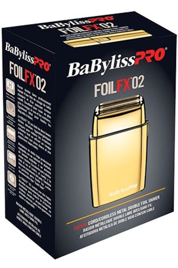 Babyliss Pro Metal Double Foil Shaver[Gold]