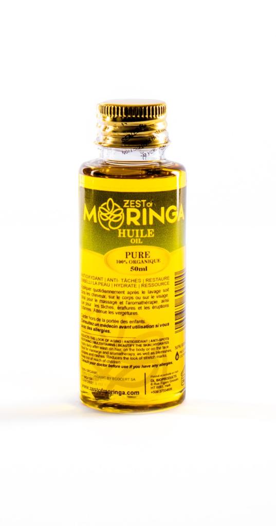 ZEST OF MORINGA SEED OIL-100% PURE MORINGA SERUM HELPS IN REDUCING STRETCHMARK DURING PREGNANCY-FACE SERUM ENRICHED WITH VITAMINS TO BOOST YOUR BEAUTY-GREAT ANTIOXIDANT MOISTURIZER FOR YOUR HAIR-50ML - Dolly Beauty 