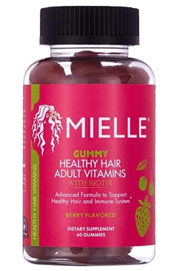 Mielle Organics-25 Healthy Hair Adult Vitamin(60 gum) - Dolly Beauty 