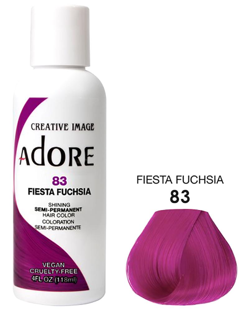 Adore Semi-Permanent Hair Color 83 Fiesta Fuchsia 4 oz