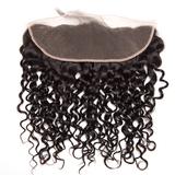 Light Brown Swiss Lace Frontal - Curly 13X4 - Dolly Beauty 