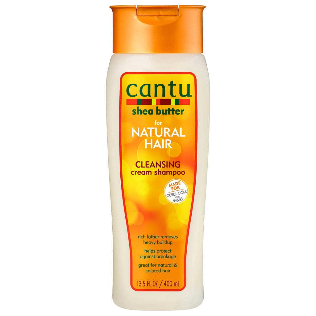 Cantu Natural Hair Shampoo Cleansing 13.5Oz (Sulfate-Free) (400ml) - Dolly Beauty 