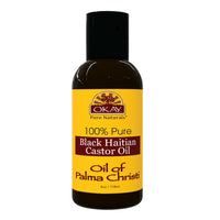 Black Haitian Castor Oil huile mascreti - Helps Soothe Scalp & Skin, Helps Naturally Grow Strong Healthy Hair, Helps Balance Oily Hair, Stimulate Hair Follicles - For all Hair Types- Made in USA-4oz / 118ml