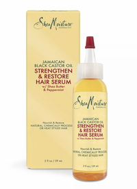 Shea Moisture Jamaican Black Castor Oil Strengthen & Restore Hair Serum 2 oz