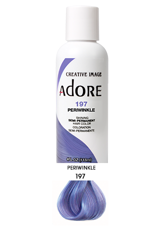 Adore Semi-Permanent Hair Color 197 Periwinkle 4 oz