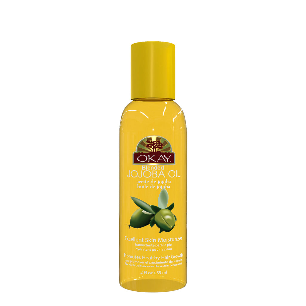 Jojoba Blended Oil for Hair & Skin-Stimulates Hair Growth-Nourishes & Moisturizes Skin-Excellent for Dry Scalp-Improves Hair Quality-Easily Absorbed by Skin-For All Hair Textures & Skin Types- Paraben Free -Made in USA 2oz / 59ml - Dolly Beauty 
