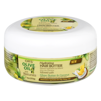 ORS OLIVE OIL FOR NATURALS – HYDRATING HAIR BUTTER INFUSED WITH GHEE BUTTER & COCONUT, 130 G/4 OZ