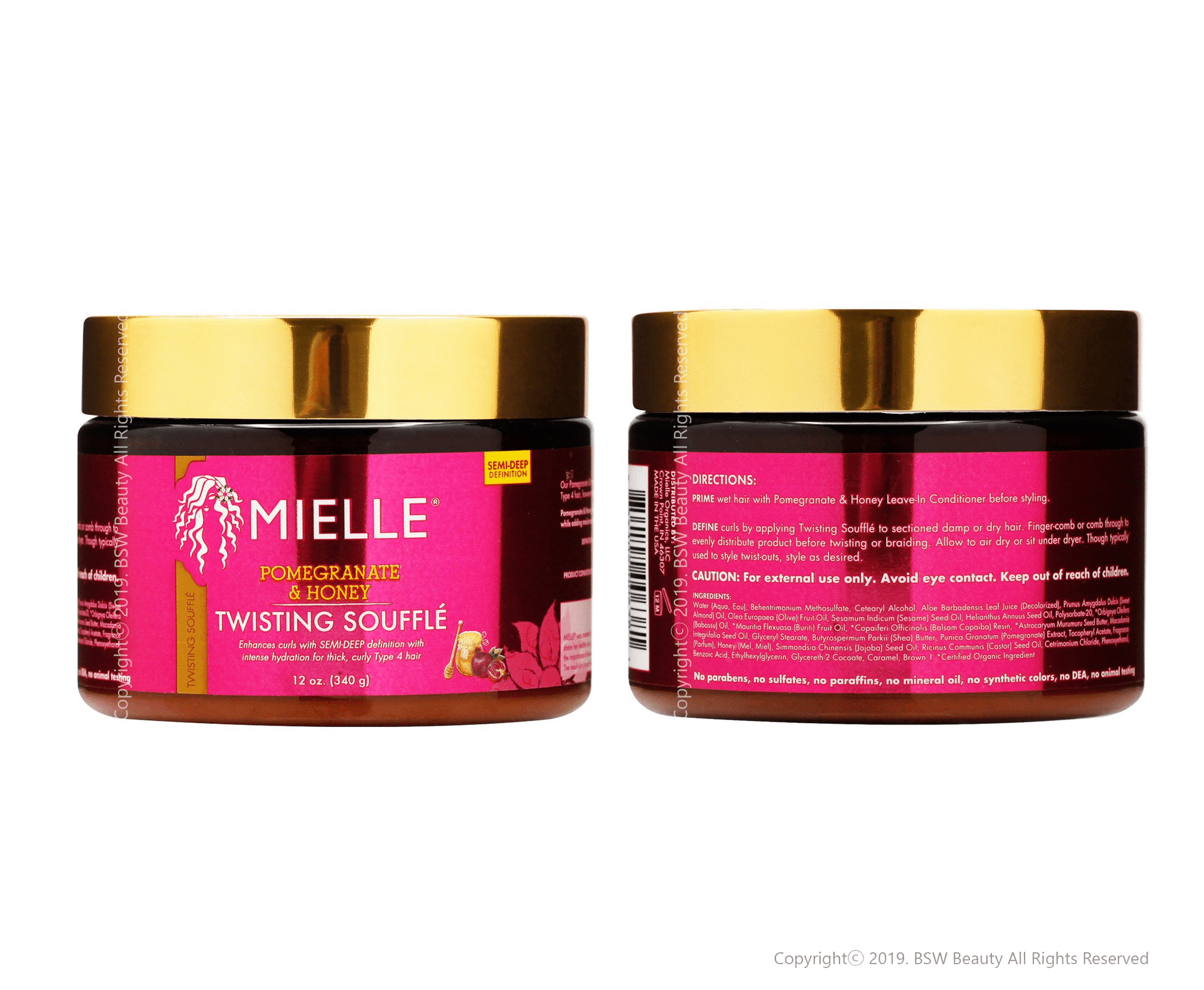 Mielle ORGANICS Pomegranate & Honey Twisting Souffle