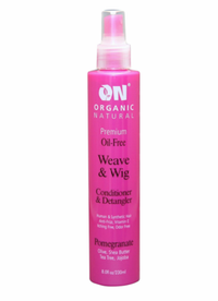 On Organic Natural Wig & Weave Conditioner & Detangler Pomegranate 2 oz