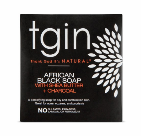 TGIN African Black Soap (4 OZ. Bar) - Dolly Beauty 