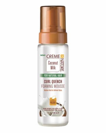 Creme of Nature Coconut Milk Curl Quench Foaming Mousse 7oz - Dolly Beauty 