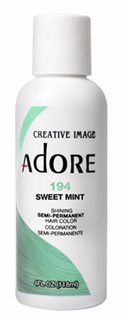 Adore Semi-Permanent Hair Color 194 Sweet Mint 4 oz - Dolly Beauty 