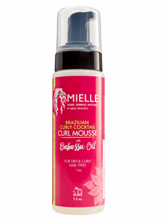 Mielle Organics Brazilian Cocktail Curl Mousse 7.5 oz - Dolly Beauty 