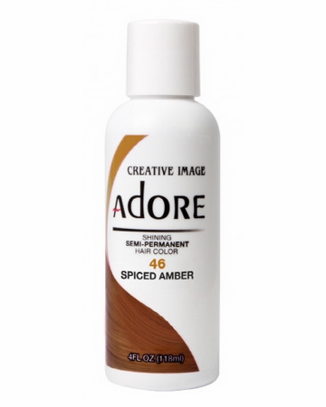Adore Semi-Permanent Hair Color 46 Spiced Amber 4 oz - Dolly Beauty 