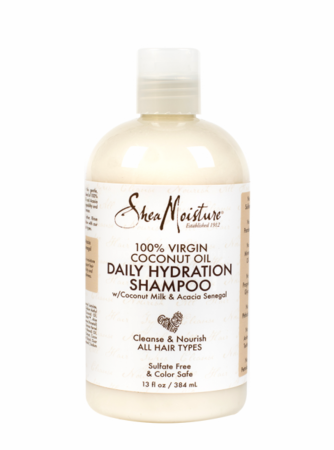 Shea Moisture 100% Extra Virgin Coconut Oil Daily Hydration Shampoo 13 oz - Dolly Beauty 