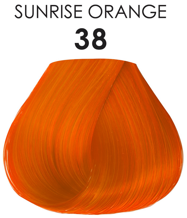 Adore Semi-Permanent Hair Color 38 Sunrise Orange 4 oz - Dolly Beauty 