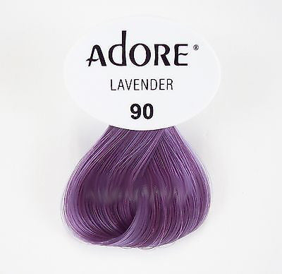 Adore Semi-Permanent Hair Color 90 Lavender 4 oz - Dolly Beauty 