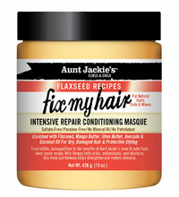 Aunt Jackie's Flaxseed Collection Fix My Hair Intensive Repair Conditioning Masque 15 oz